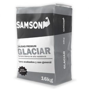 Mortero Blanco Glaciar 16kg. Samson