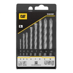 Juego de 8 brocas para Mampostería (3, 4, 5, 6, 7, 8, 9, 10 mm) CAT