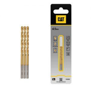 Brocas HSS (2.5, 3, 3.5, 4, 4.5, 5, 6, 6.5, 7, 10, 13 mm) CAT