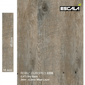 Caja Piso De Vinil LVT Residencial – Roble Europeo